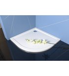 Photo: SERA Quadrant Cast Marble Shower Tray 90x90cm, R550, White